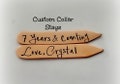 7 Year Anniversary Copper Gift for Him, Hand Stamped Collar Stays, 7th Year Copper Anniversary Gift, Personalized for Him, Gift for Husband