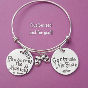 Custom Theater Charm Bracelet, Gertrude McFuzz, Horton the Elephant, Sour Kangaroo, Wickersham Monkey, Mayzie LaBird, Jojo, Opening Night