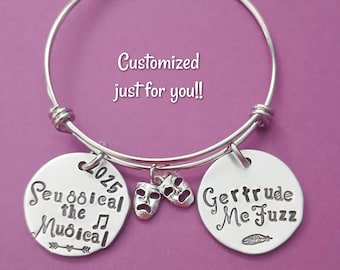 Custom Theater Charm Bracelet, Gertrude McFuzz, Horton the Elephant, Sour Kangaroo, Wickersham Monkey, Mayzie LaBird, Jojo, Opening Night