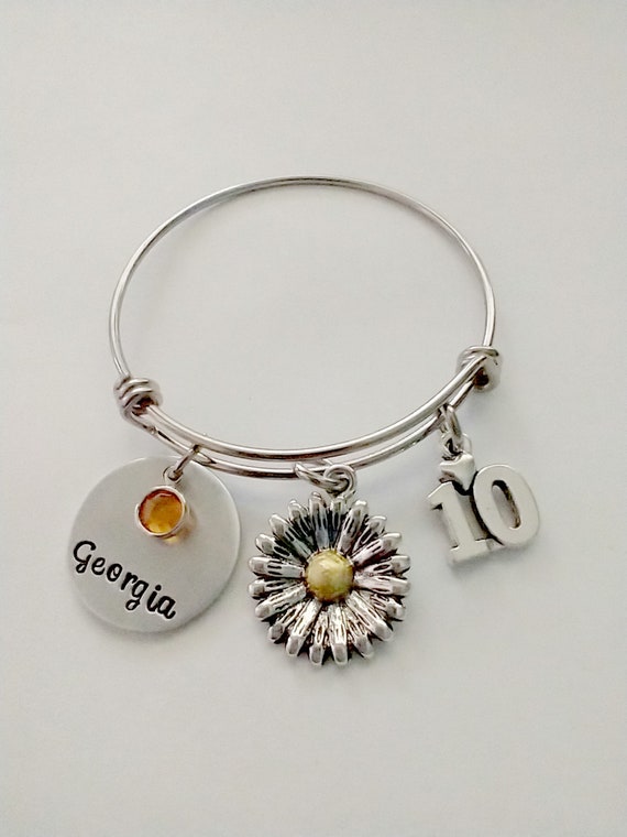  Flashlight charm bracelet, flashlight charm, adjustable bracelet,  camping, personalized bracelet, initial bracelet, monogram : Handmade  Products