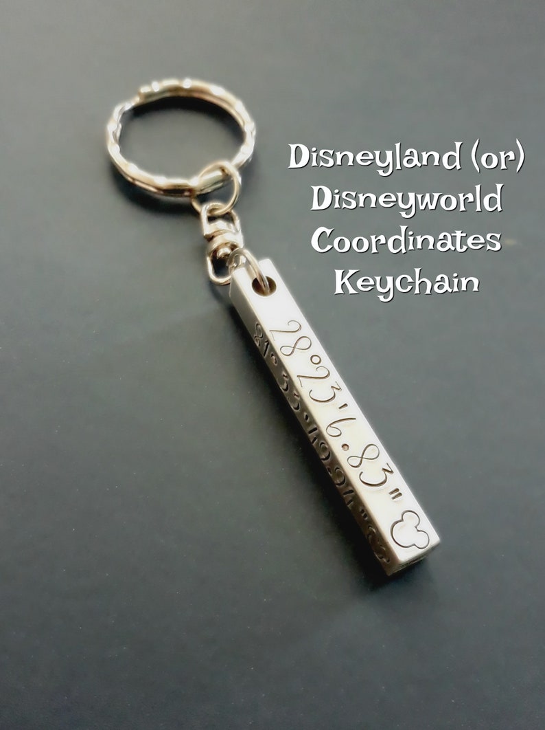 coordinates keychain