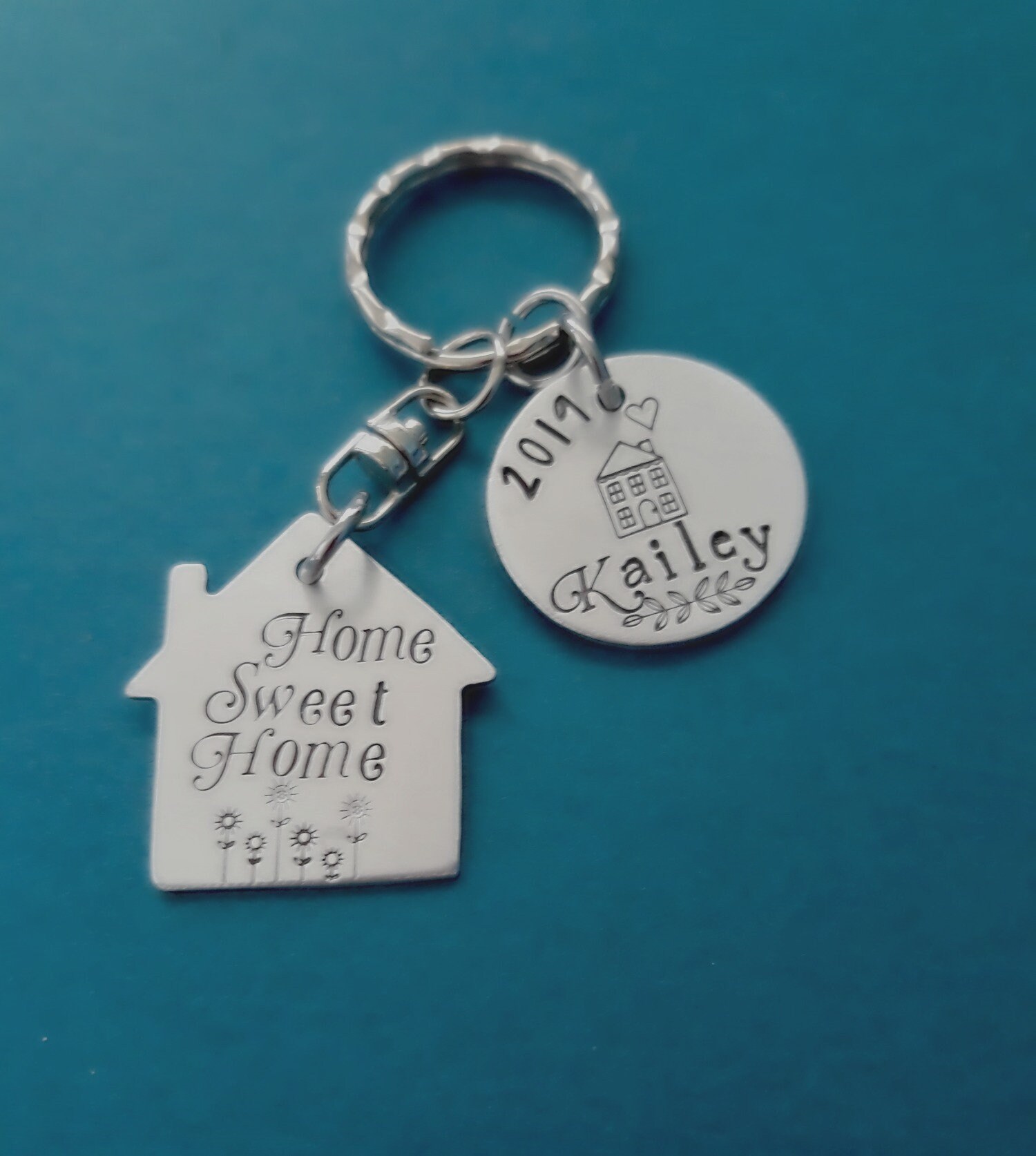 Our First Home Keychain Home Sweet Home Key Chain Etsy