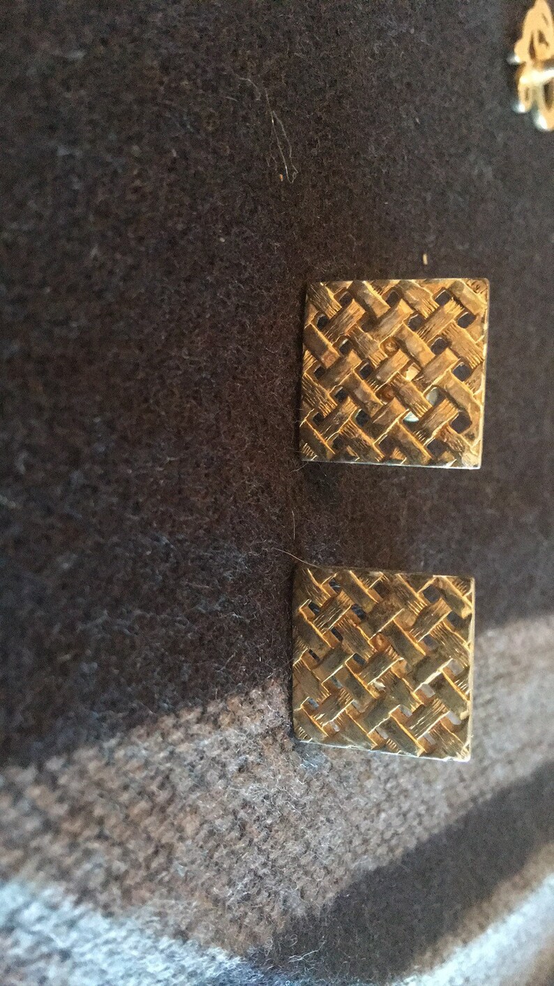 Vintage cuff links set of 3