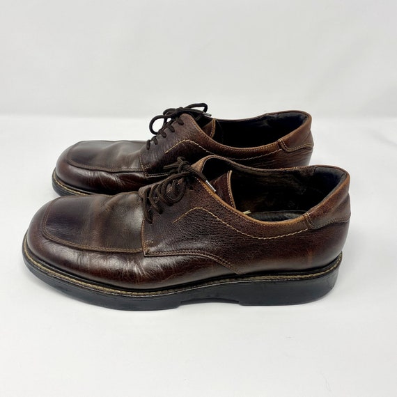 Vintage Aldo Chunky Brown Leather Oxfords