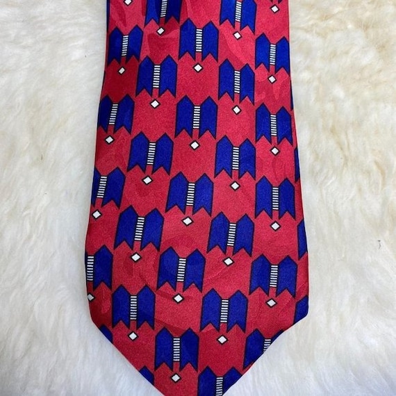 Vintage Talbot Studio Abstract Print Tie - image 2