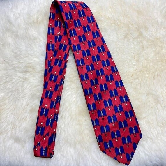 Vintage Talbot Studio Abstract Print Tie - image 1