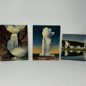 Postales vintage del Parque Nacional Yellowstone - Gran Formato