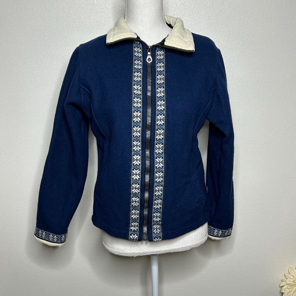 Vintage alf Kuhl Blue Wool Jacket