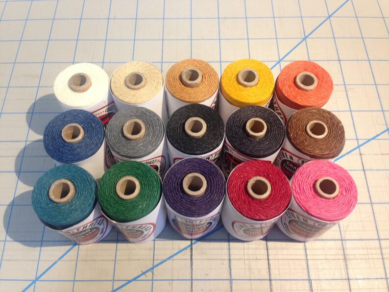 Crawford Waxed Irish Linen Thread 4 ply Choose from 15 Etsy