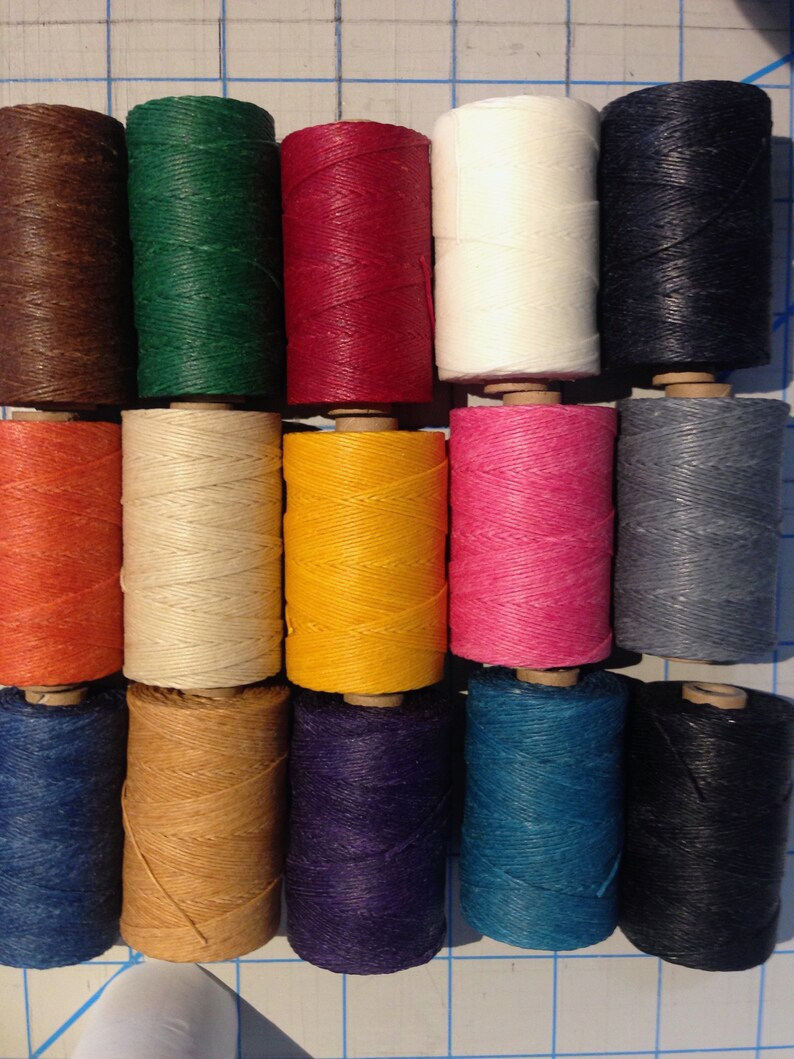 Crawford Waxed Irish Linen Thread 4 ply Choose from 15 Etsy