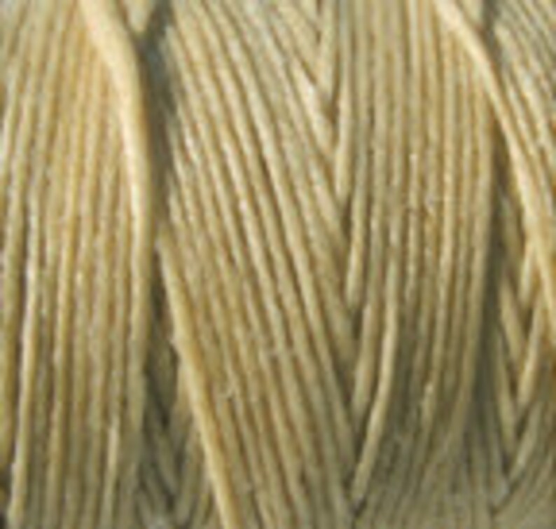 Crawford Waxed Irish Linen Thread 4 Ply Natural Etsy Canada