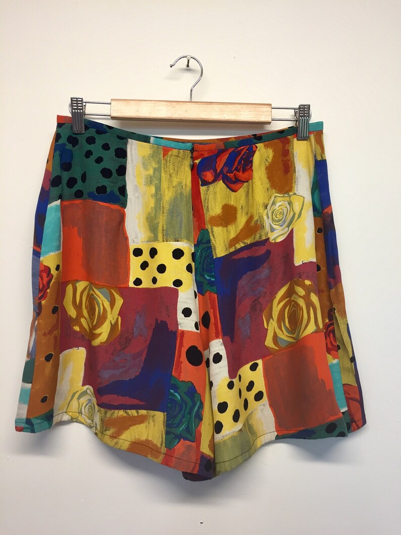 Size 14 90/'s Ojay Retro High Waisted Shorts
