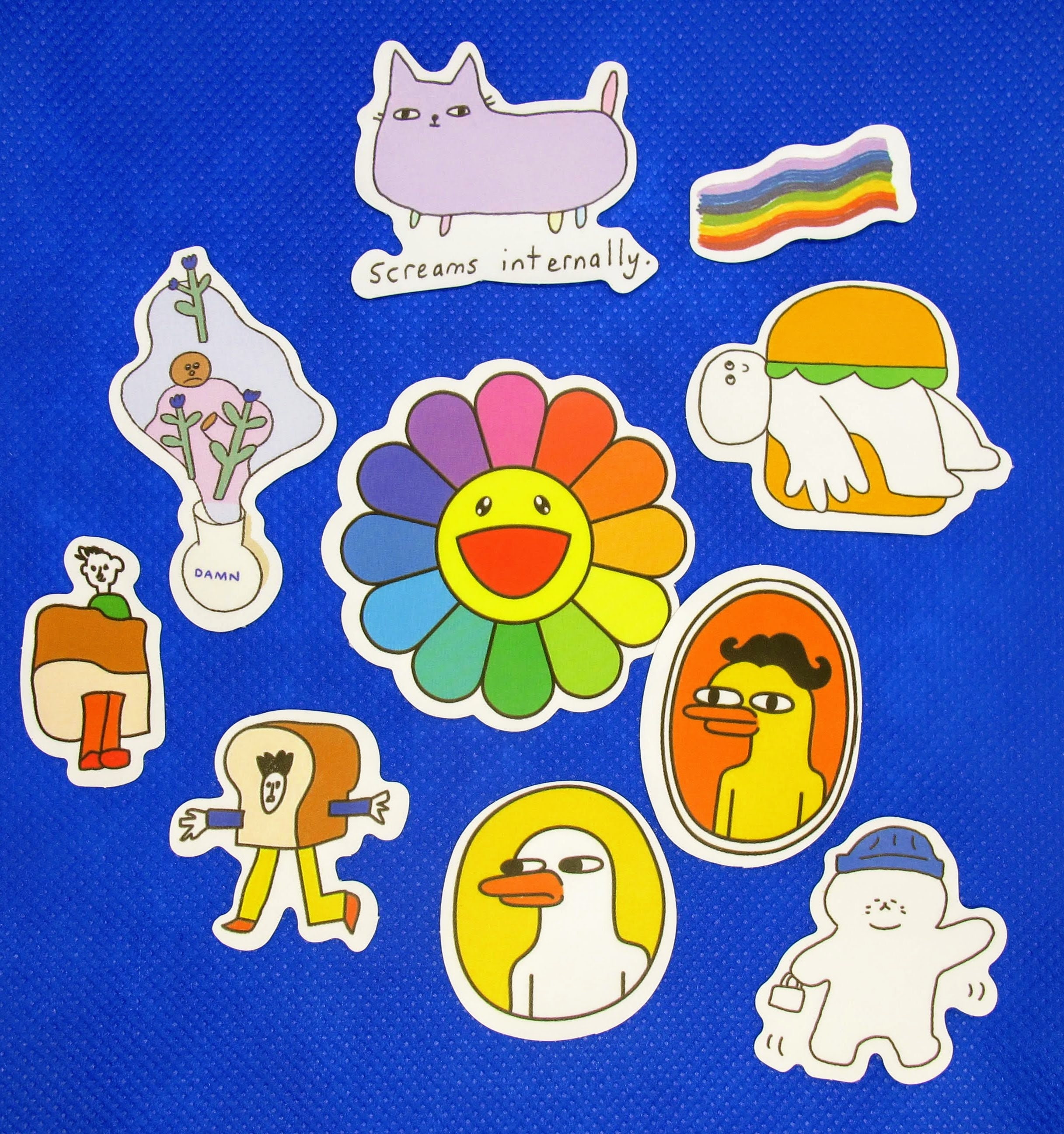 cute notebook journal stickers set 7 etsy