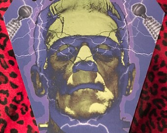 Frankenstein Coffin Shaped Back Patch