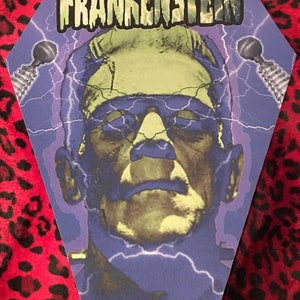 Frankenstein Coffin Shaped Back Patch