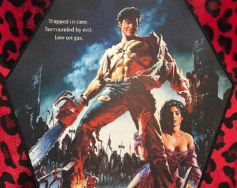 Parche trasero en forma de ataúd del Ejército de las Tinieblas