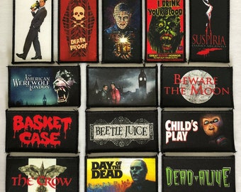 Horror Iron On Patch 2.5&quot;x4.5&quot;