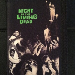 Night of the Living Dead Nylon Trifold Black Wallet