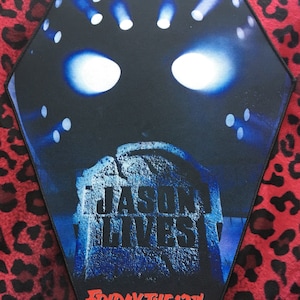 Friday the 13th Part 6 Coffin Shaped Back Patch