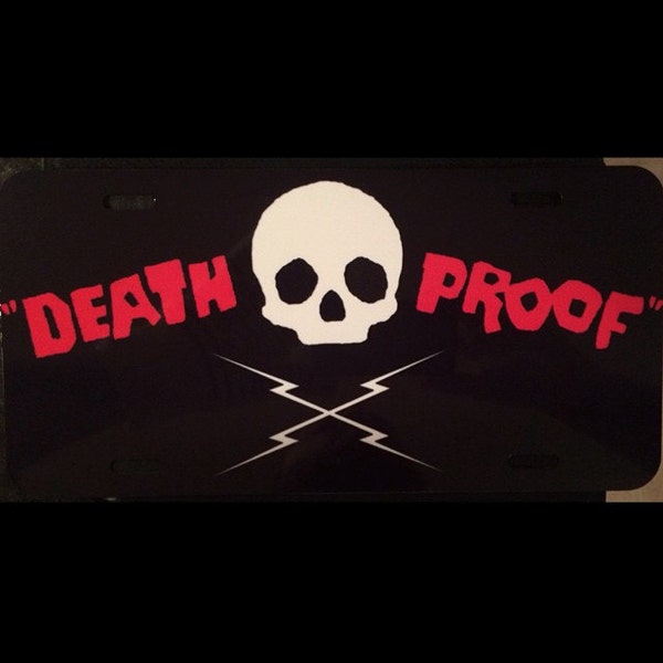 Death Proof Vanity License Plate