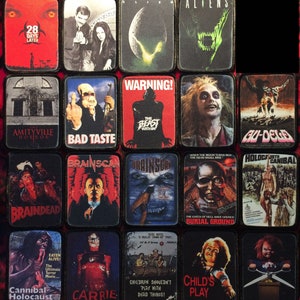 Horror Patches #'s, A-M Iron On!