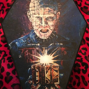Hellraiser Pinhead Coffin Shaped Back Patch