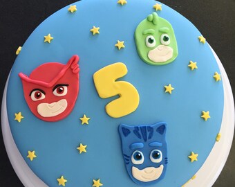 pj masks edible etsy