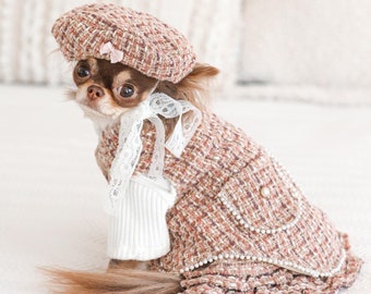 Chihuahua With Beret | Etsy Canada