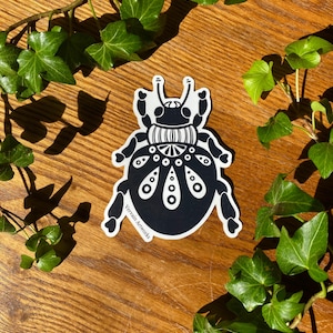 Beetle Sticker | Vinyl Sticker | Vervain Artworks