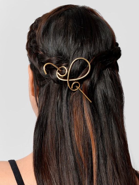 Minimalist Gold Hair Accessories Brass Hair Clip Hair Pin - Etsy Ireland Minimalist Gold Hair Accessories Brass Hair Clip Hair Pin - Etsy Ireland