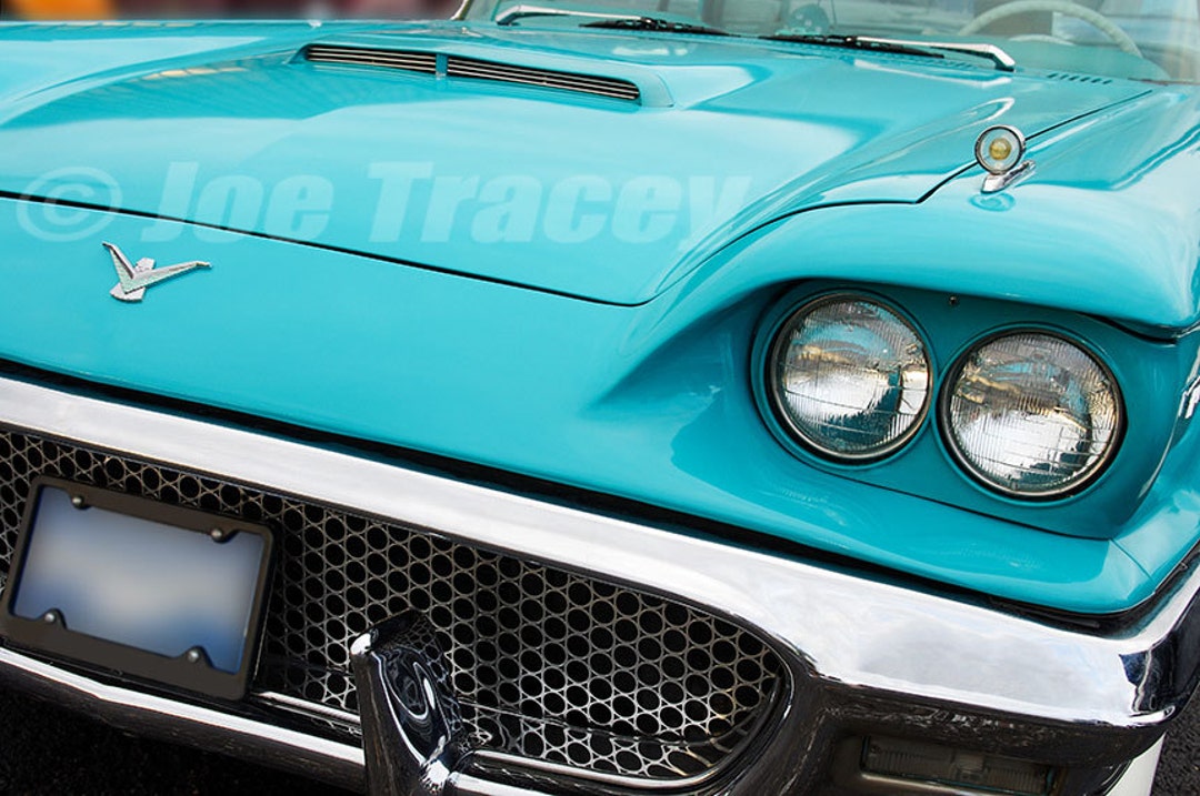 1958 Ford Thunderbird, Classic Cars, Automobile Photography