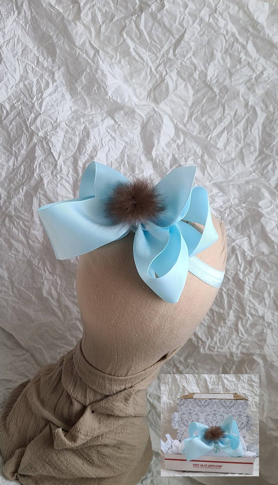 Couture Sea Otter Fascinator Bow 