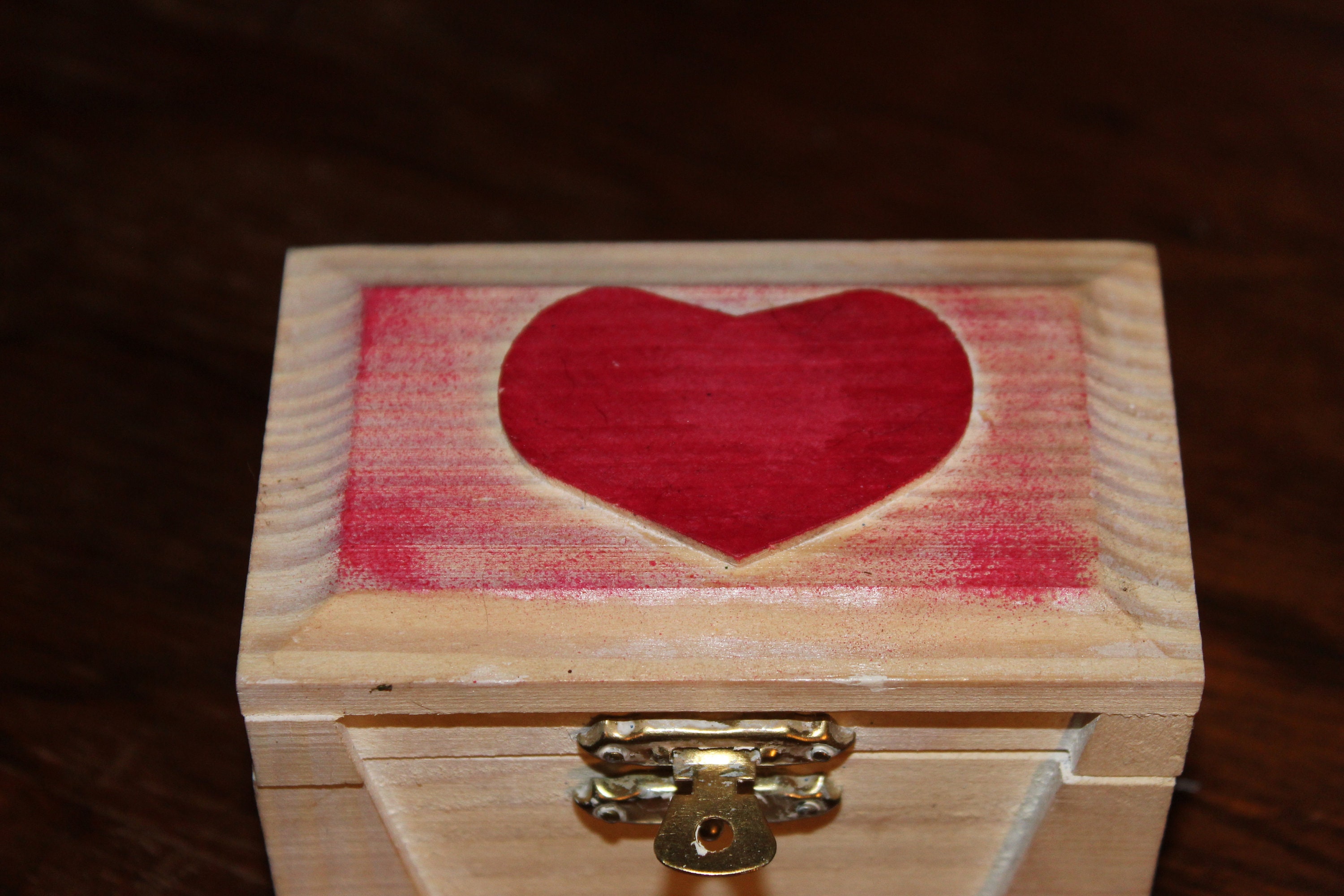 Prayer box Hand painted wood box Faith gift Jesus heart Etsy.de