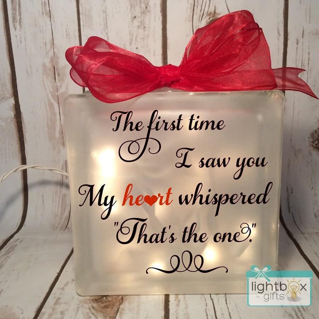 The First Time I Saw You My Heart Whispered that's - Etsy