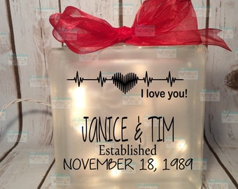 Boyfriend Gift for Sweetheart Gift Valentines Day Personalized Gift for Girlfriend Gifts for Lover Personalized light