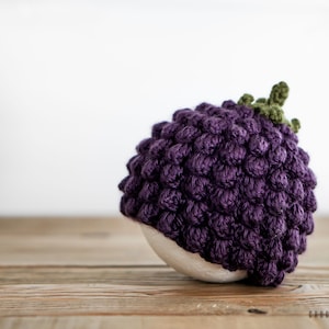 Crochet Hat Patterns, Raspberry Hat, Baby Crotchet Hat, Fruit Shape Hat For Kids, Raspberry Beret, Beanie Pattern, Winter Hat Pattern, 024 image 4