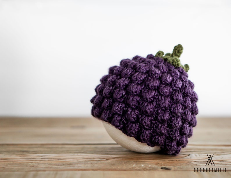 Crochet Hat Patterns, Raspberry Hat, Baby Crotchet Hat, Fruit Shape Hat For Kids, Raspberry Beret, Beanie Pattern, Winter Hat Pattern, 024 image 4