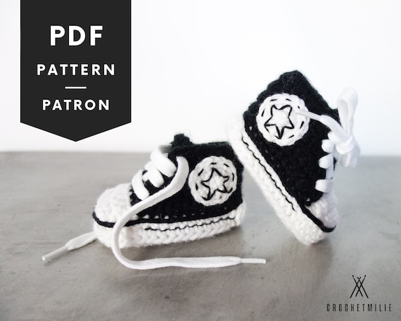 CROCHET PATTERN 013 Cool baby shoes PDF 