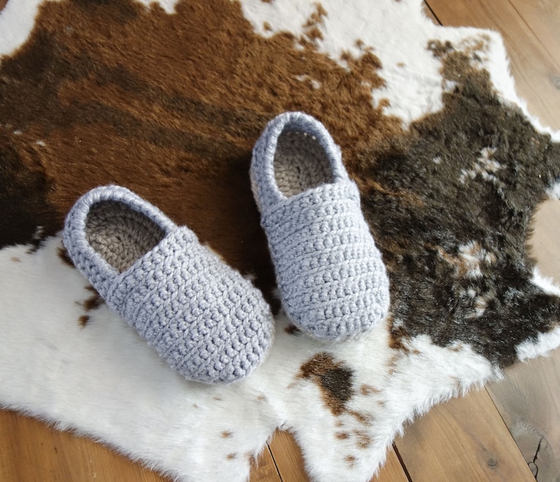 Patrón de pantuflas de crochet: Zapatillas fáciles de hacer en casa (Descargar PDF) imagen 3
