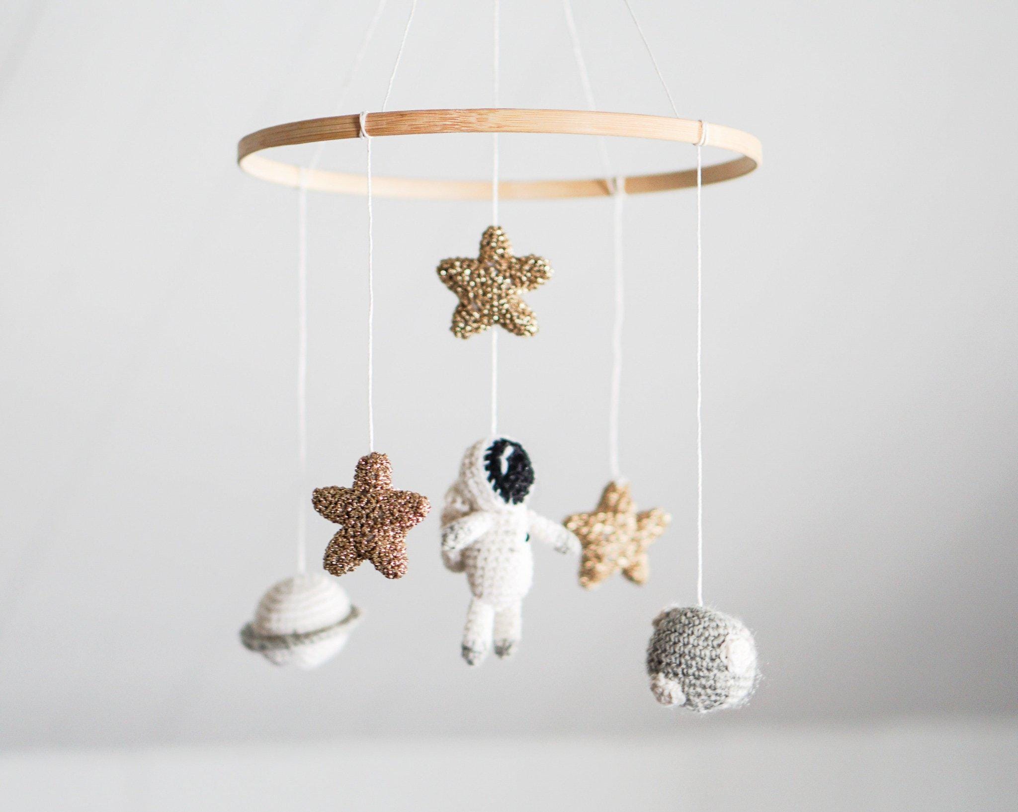 Crochet Astronaut Pattern, Amigurumi Space Theme Planet and Stars ...