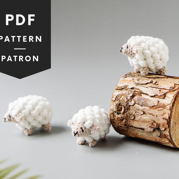 Amigurumi Mini Sheep Crochet Pattern - Baby Lamb Plush Toy