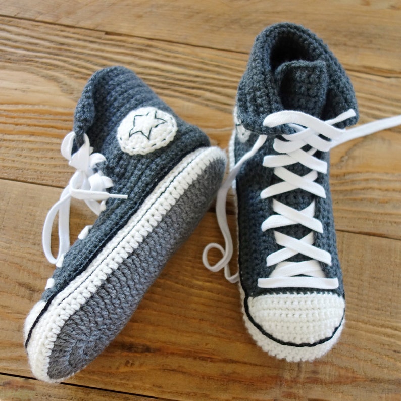 Crochet Slippers, Crochet Pattern, Crochet Shoes, Home Shoes, Slippers, Modern Crochet Pattern, Slipper Pdf Tutorial image 8