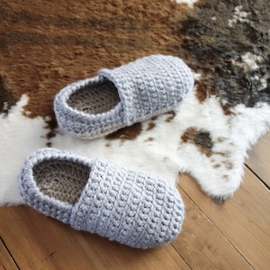 Patrón de pantuflas de crochet: Zapatillas fáciles de hacer en casa (Descargar PDF) imagen 4