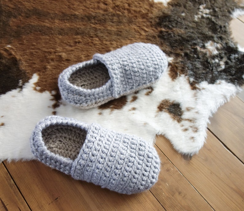 Patrón de pantuflas de crochet: Zapatillas fáciles de hacer en casa (Descargar PDF) imagen 4