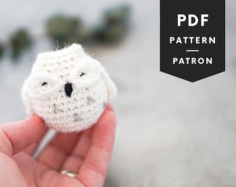 Owl Crochet Pattern, PDF Pattern, Easy Crochet Owl, Mini Crochet , Owl Baby Mobile, Amigurumi Toy Pattern, Easy Crochet Pattern, DIY Pattern