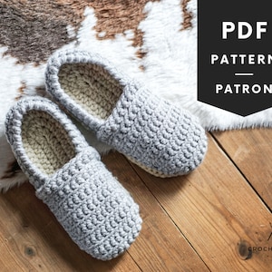 Crochet Pattern, PDF Pattern, Comfy Slippers Pattern, House Shoes, Pattern For Beginner, Adult Slippers, Shoes Pattern, Slippers Tutorial