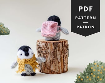 NO SEW Crochet pattern: Fitz the adventurer penguin