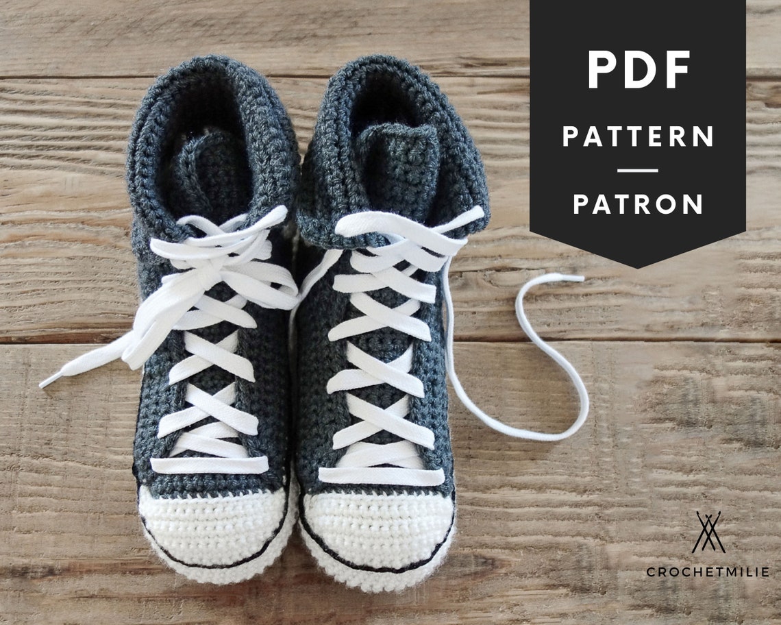 Crochet Pattern Pdf Pattern Crochet Shoes Pattern Crochet | Etsy