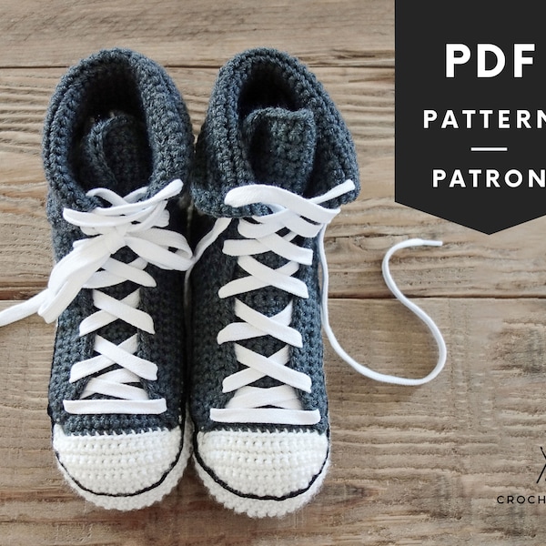 Patron de pantoufles au crochet en francais, pantoufles à la mode, soulier pour hommes, soulier pour femmes