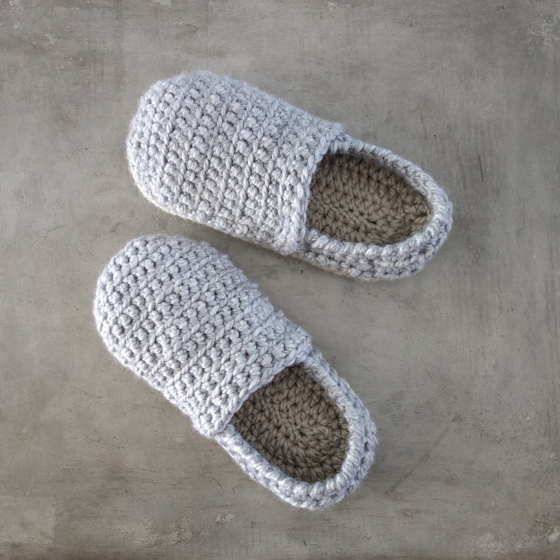 Patrón de pantuflas de crochet: Zapatillas fáciles de hacer en casa (Descargar PDF) imagen 5